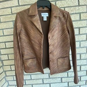 Faux Leather Jacket women’s size 8 or L